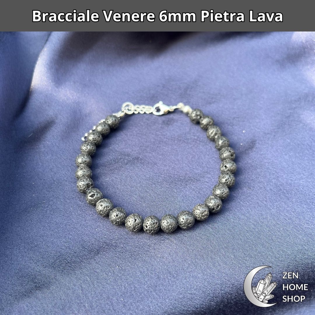 Bracciale Venere Lava da 6 mm