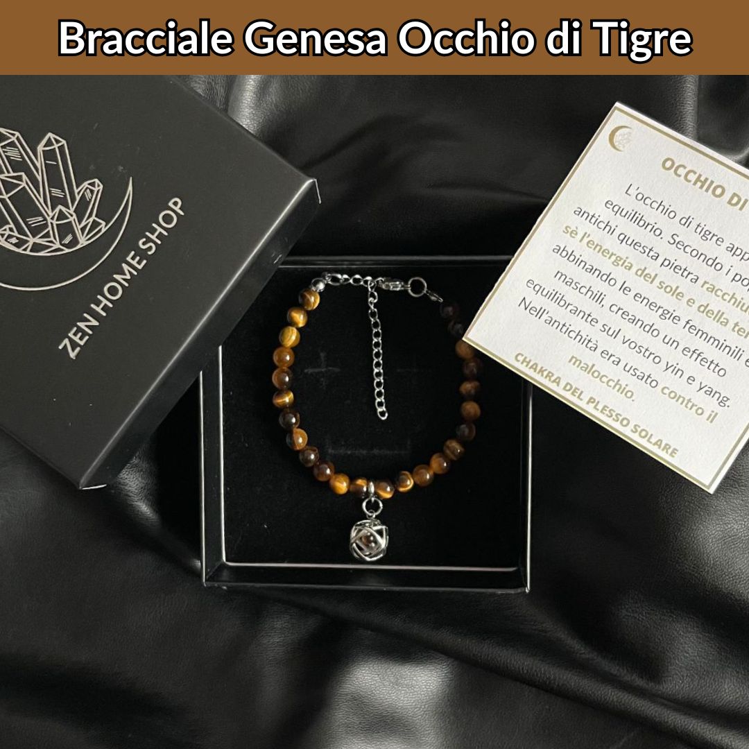 Bracciale Genesa Pietra Occhio di Tigre