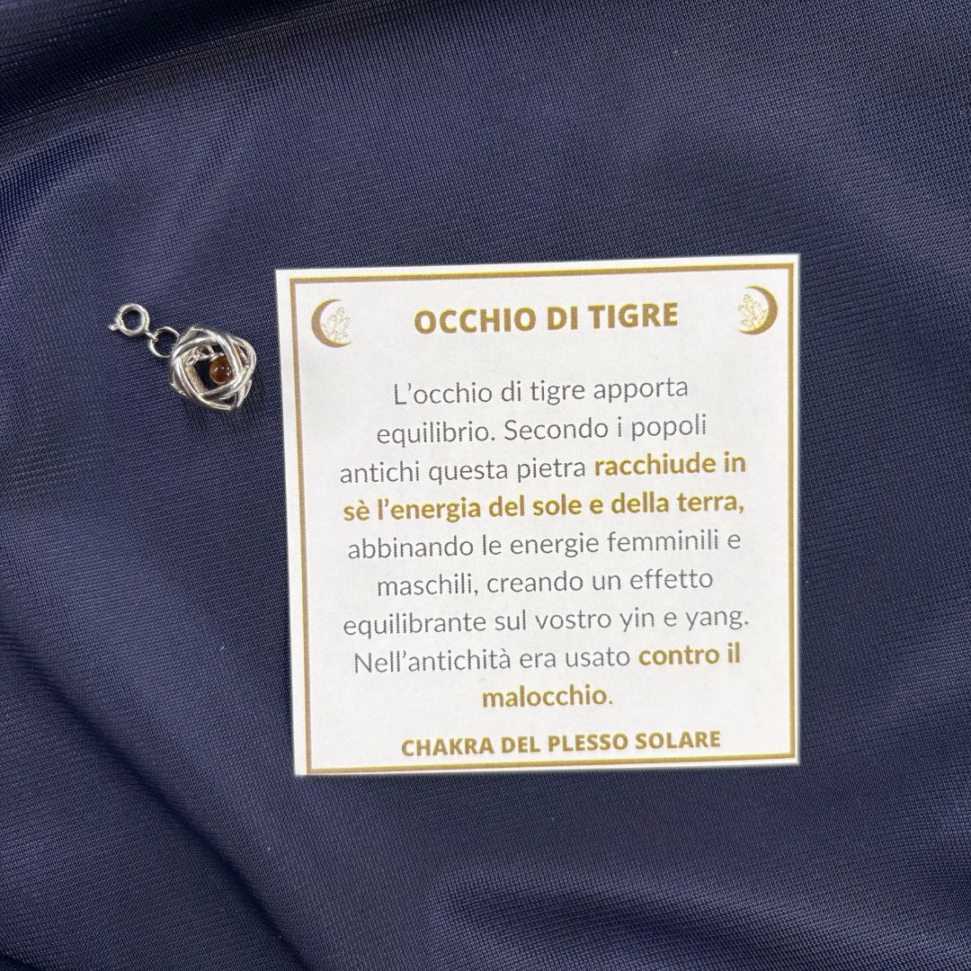 Charm genesa Occhio di Tigre