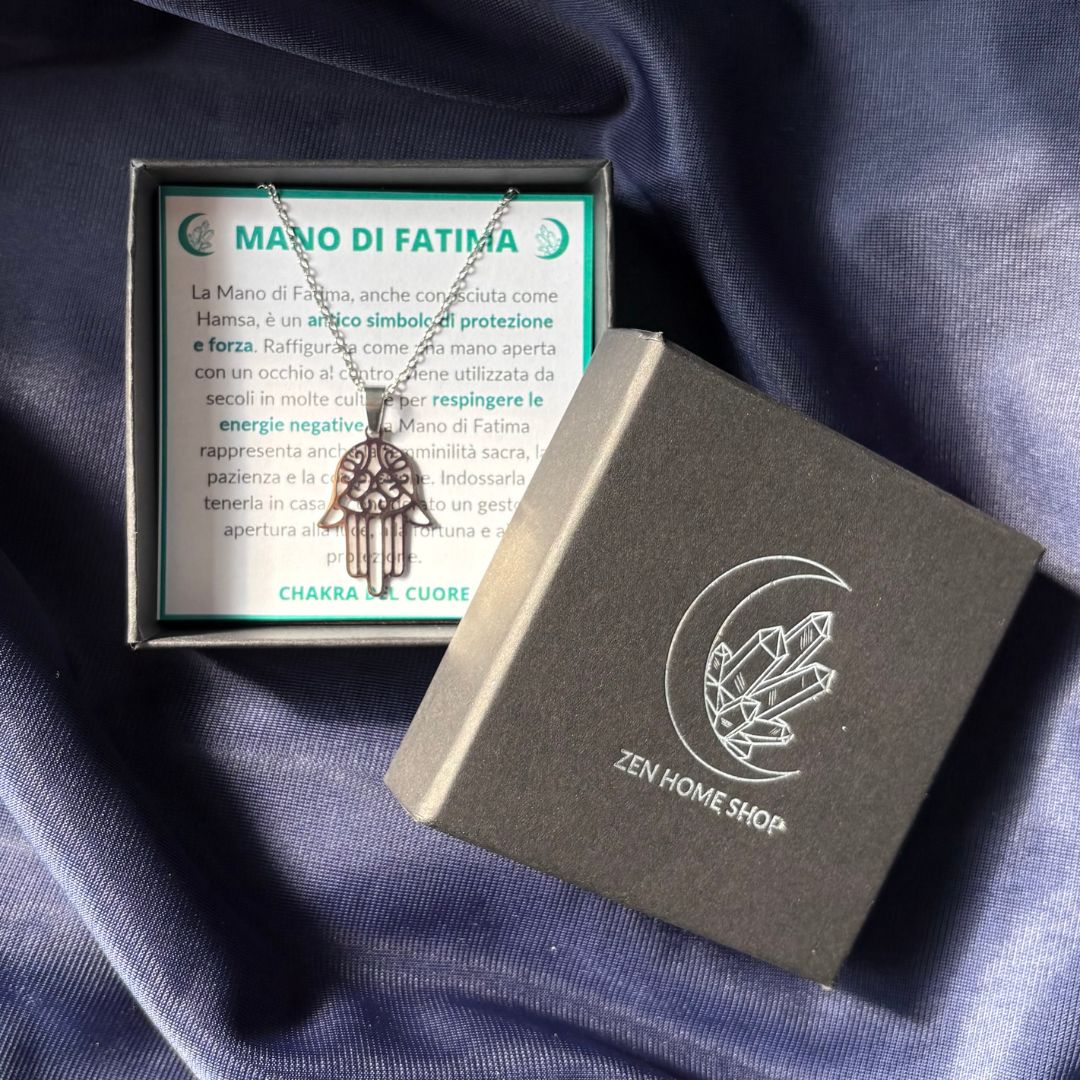 Collana Mano di Fatima (Acciaio Inossidabile)