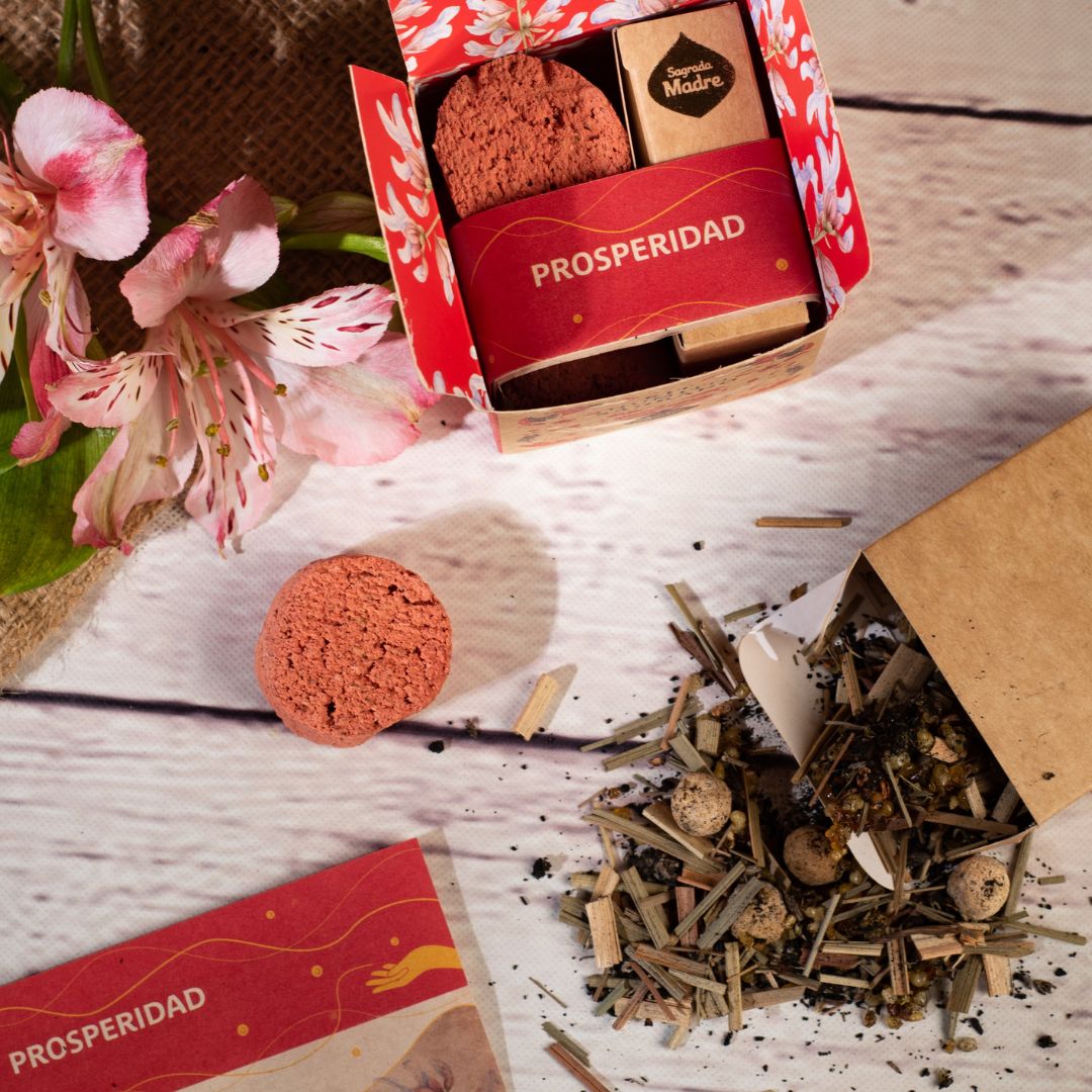 Kit humito incenso small smudge - Prosperity (Sagrada Madre)