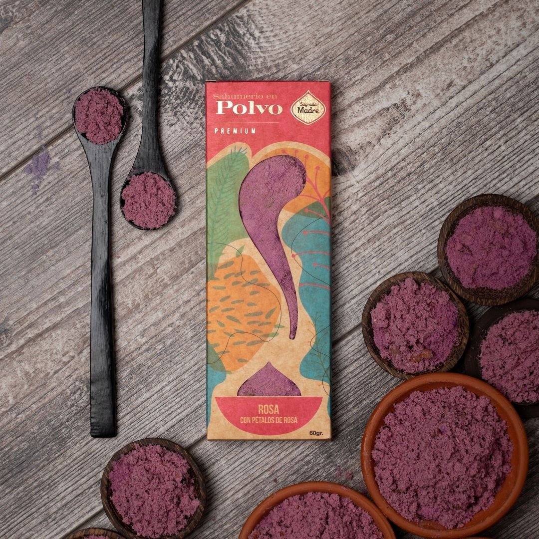 Linea Polvere di Incenso 60g - Rosa (Sagrada Madre)