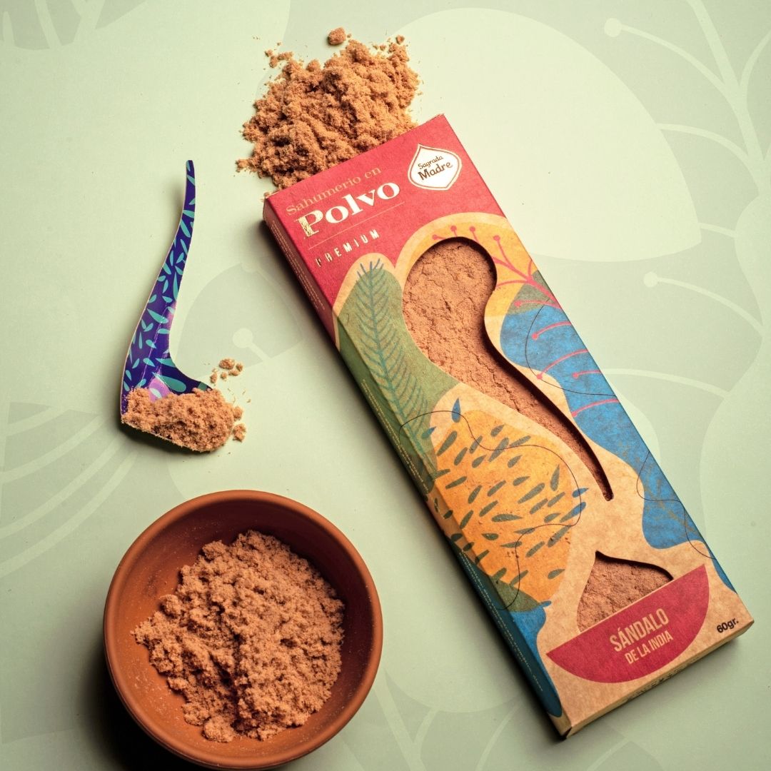 Linea Polvere di Incenso 60g - Sandalo (Sagrada Madre)