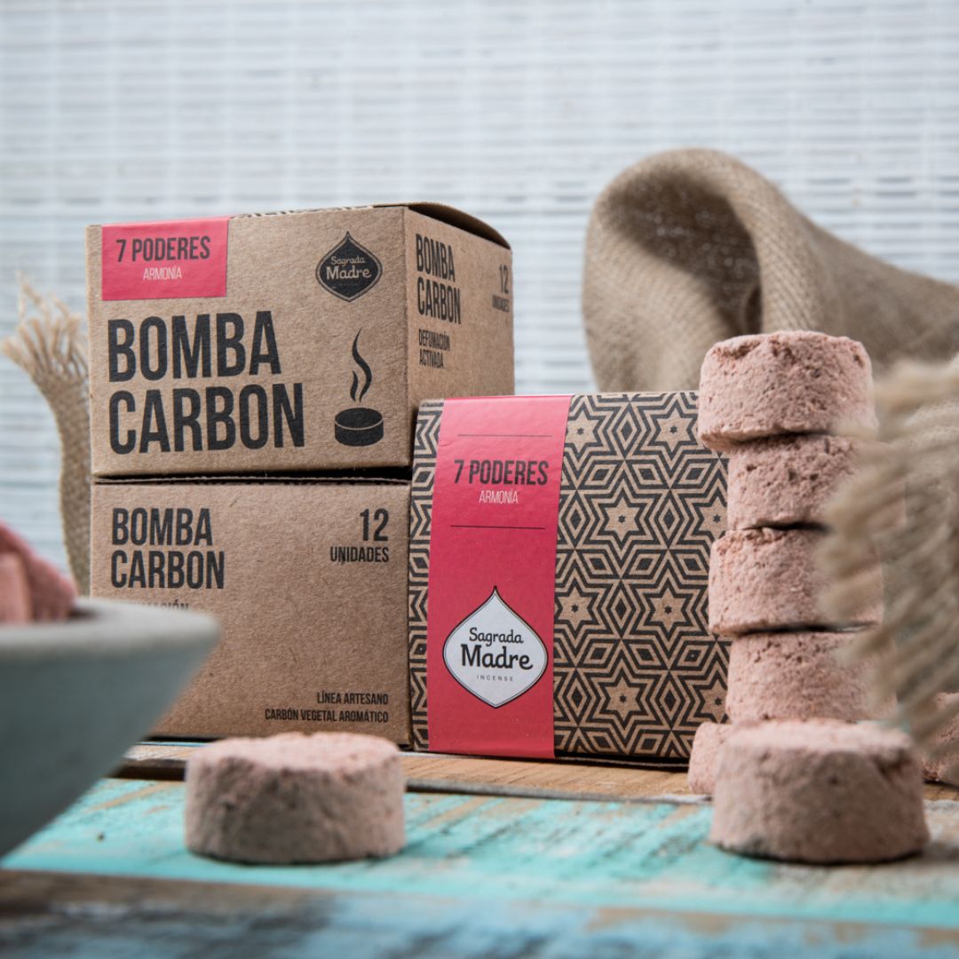 Linea Bomba Carbon x 12 - 7 Poderes (Sagrada Madre)