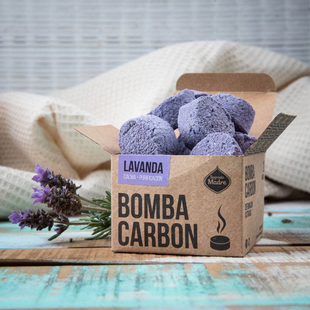 Linea Bomba Carbon x 12 - Lavanda (Sagrada Madre)