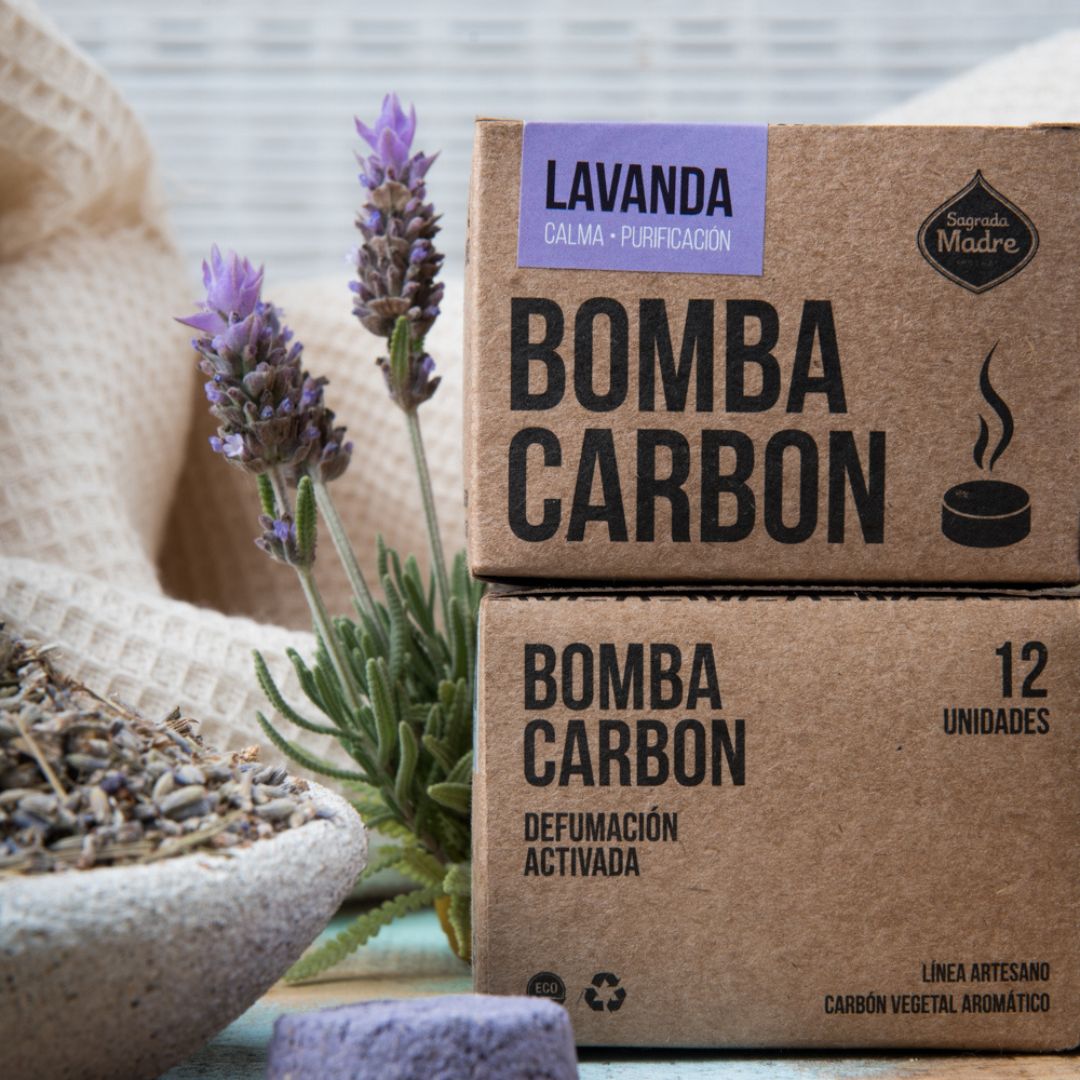 Linea Bomba Carbon x 12 - Lavanda (Sagrada Madre)