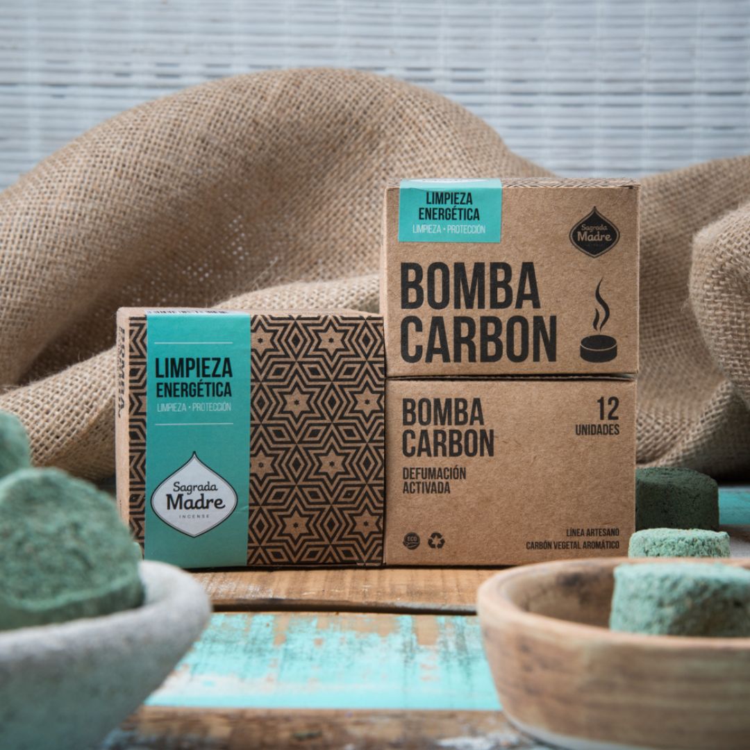 Linea Bomba Carbon x 12 - Limpieza Energetica (Sagrada Madre)