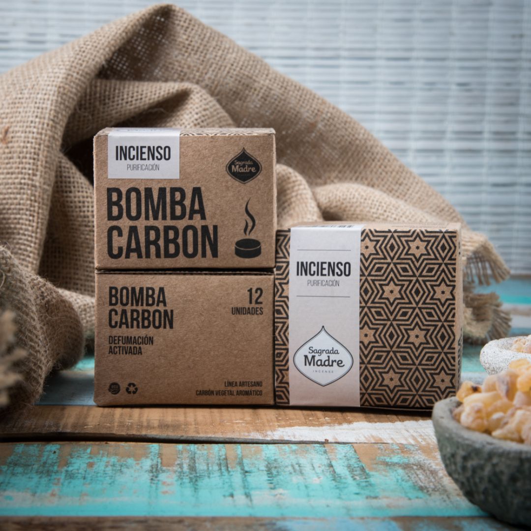 Linea Bomba Carbon x 12 - Purification Frankincense (Sagrada Madre)