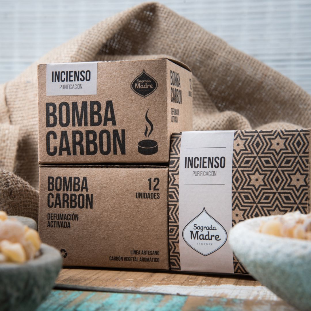 Linea Bomba Carbon x 12 - Purification Frankincense (Sagrada Madre)