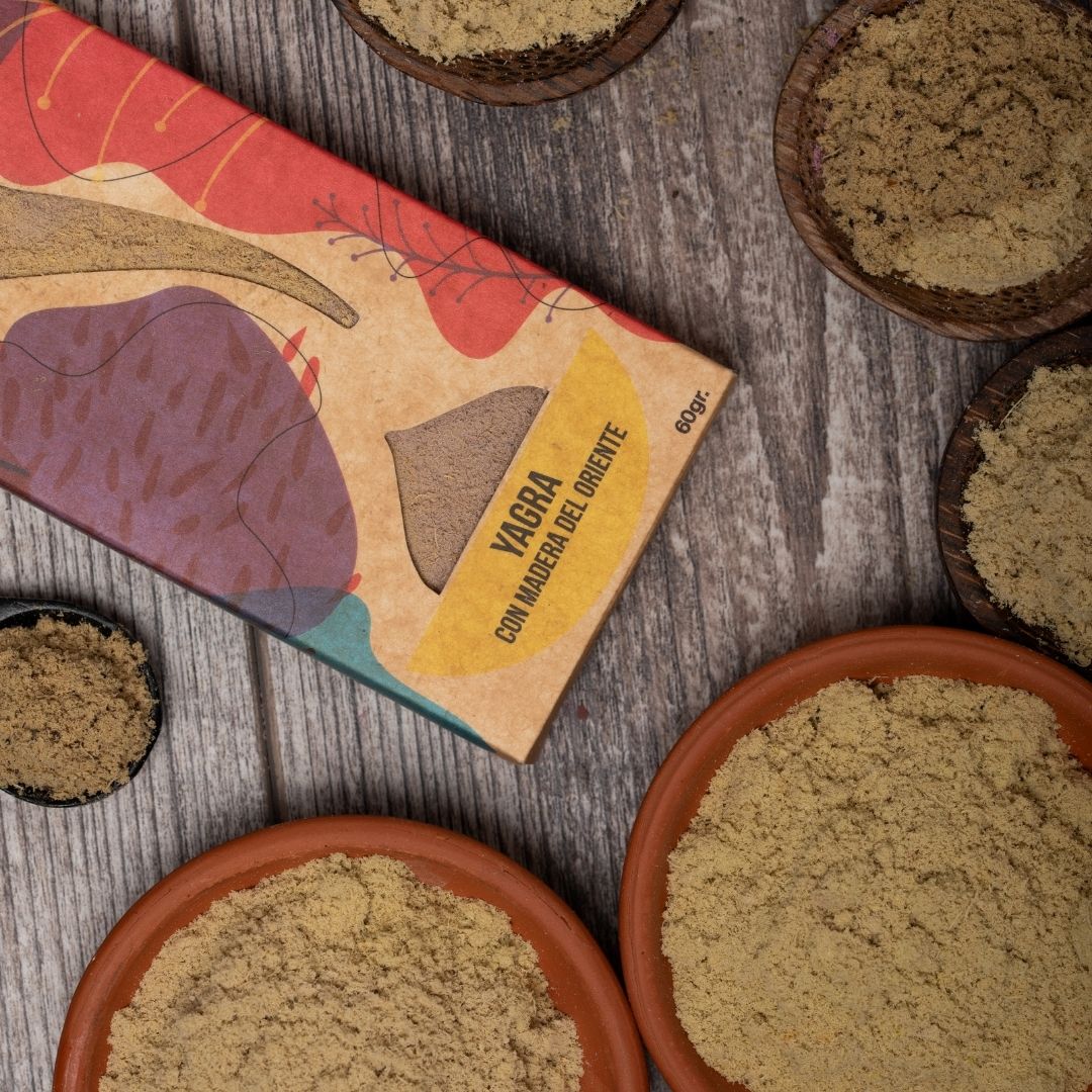 Linea Polvere di Incenso 60g - Yagra Legni Orientali (Sagrada Madre)