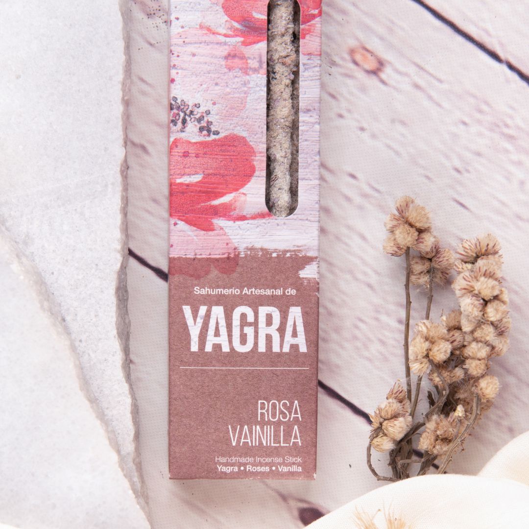 Linea Incenso Yagra - Rosa e Vaniglia (Sagrada Madre)