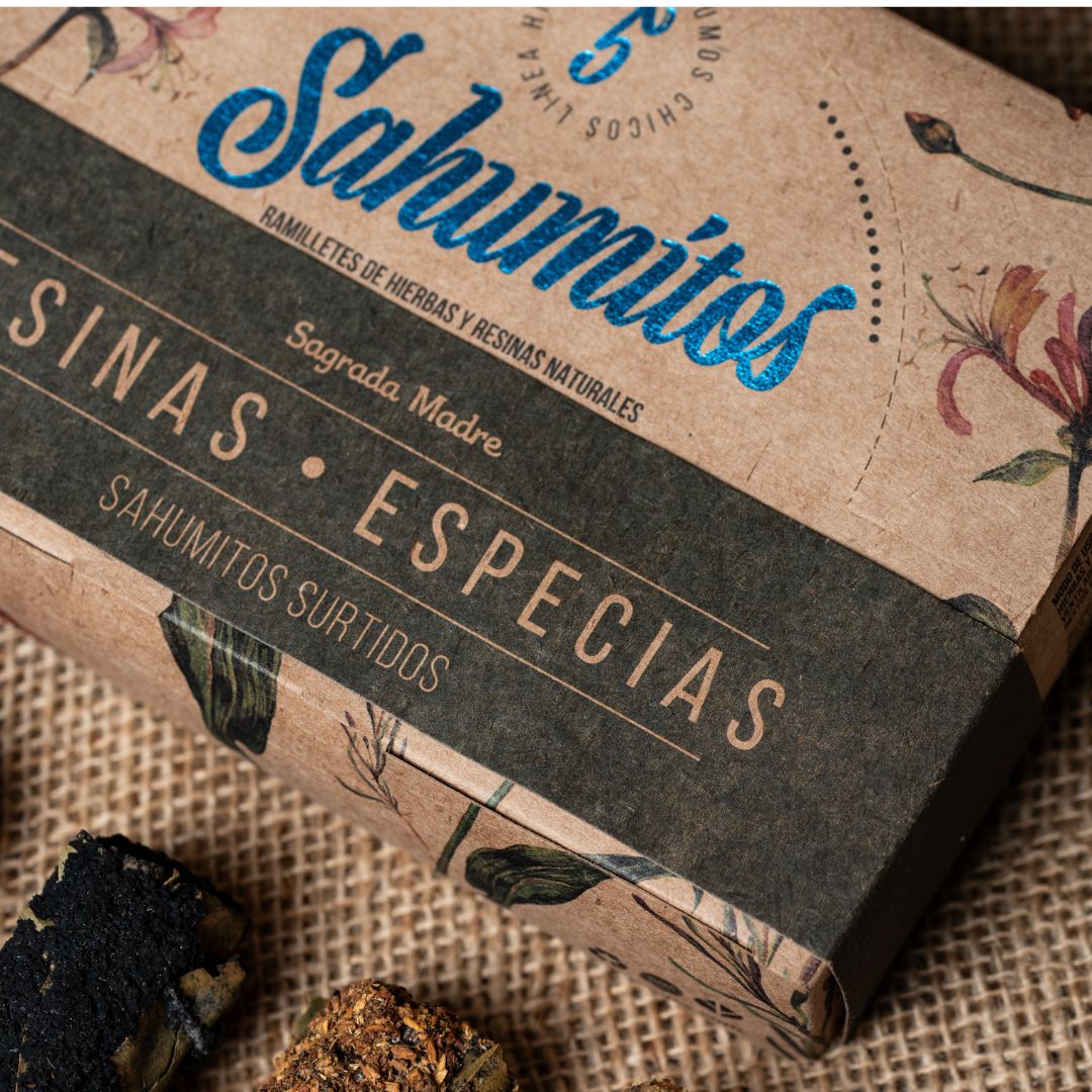 Linea Sahumitos Small Smudge x5 Assorted Resin and Spices/Especias