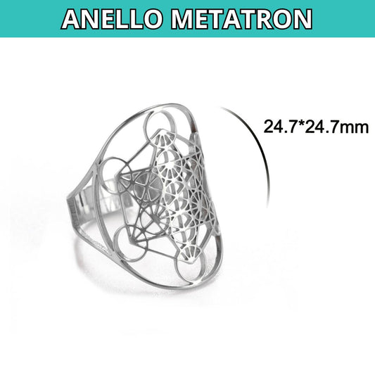 Anello Regolabile Metatron (acciaio inox)