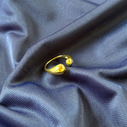Anello Open Gold in Acciaio Inossidabile