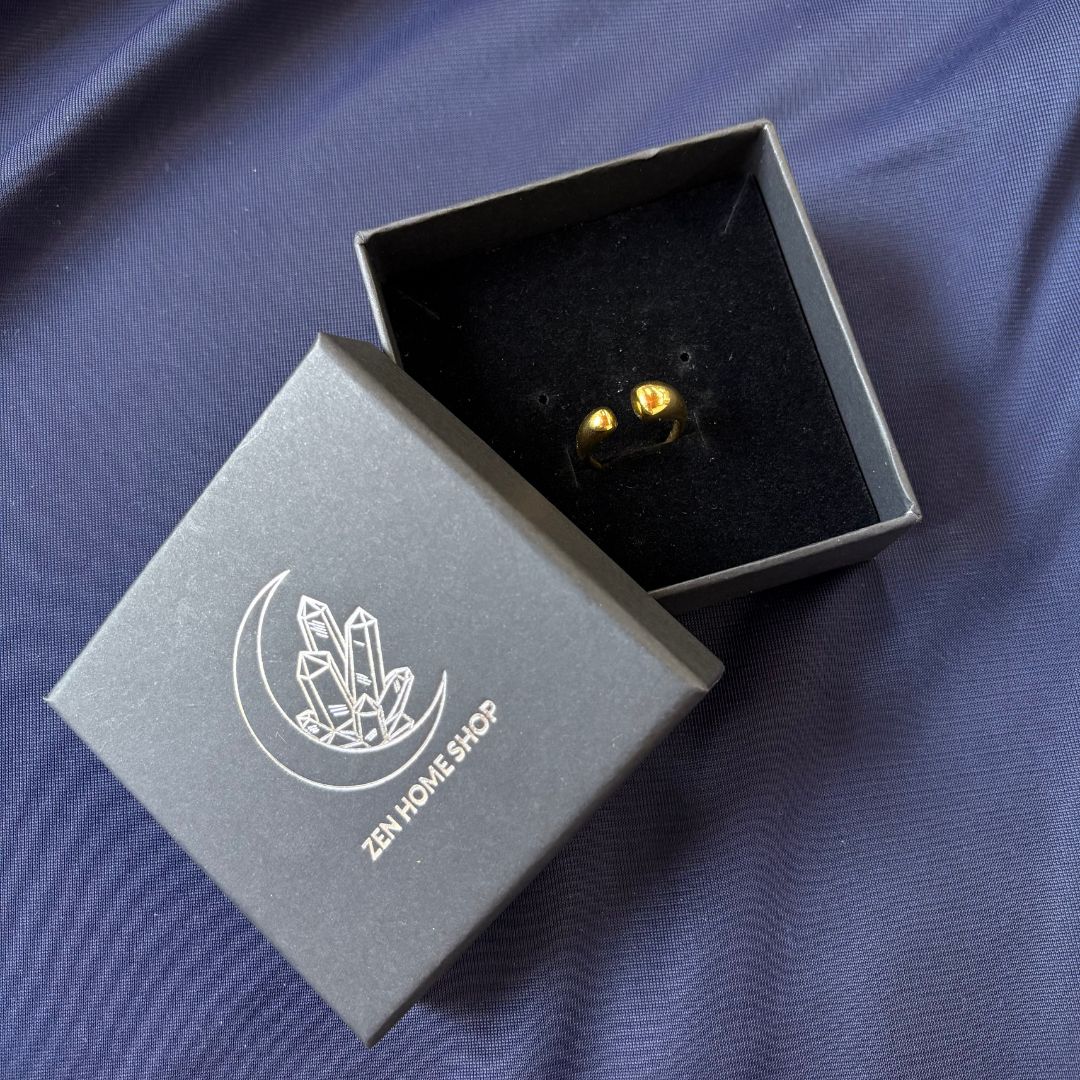 Anello Open Gold in Acciaio Inossidabile