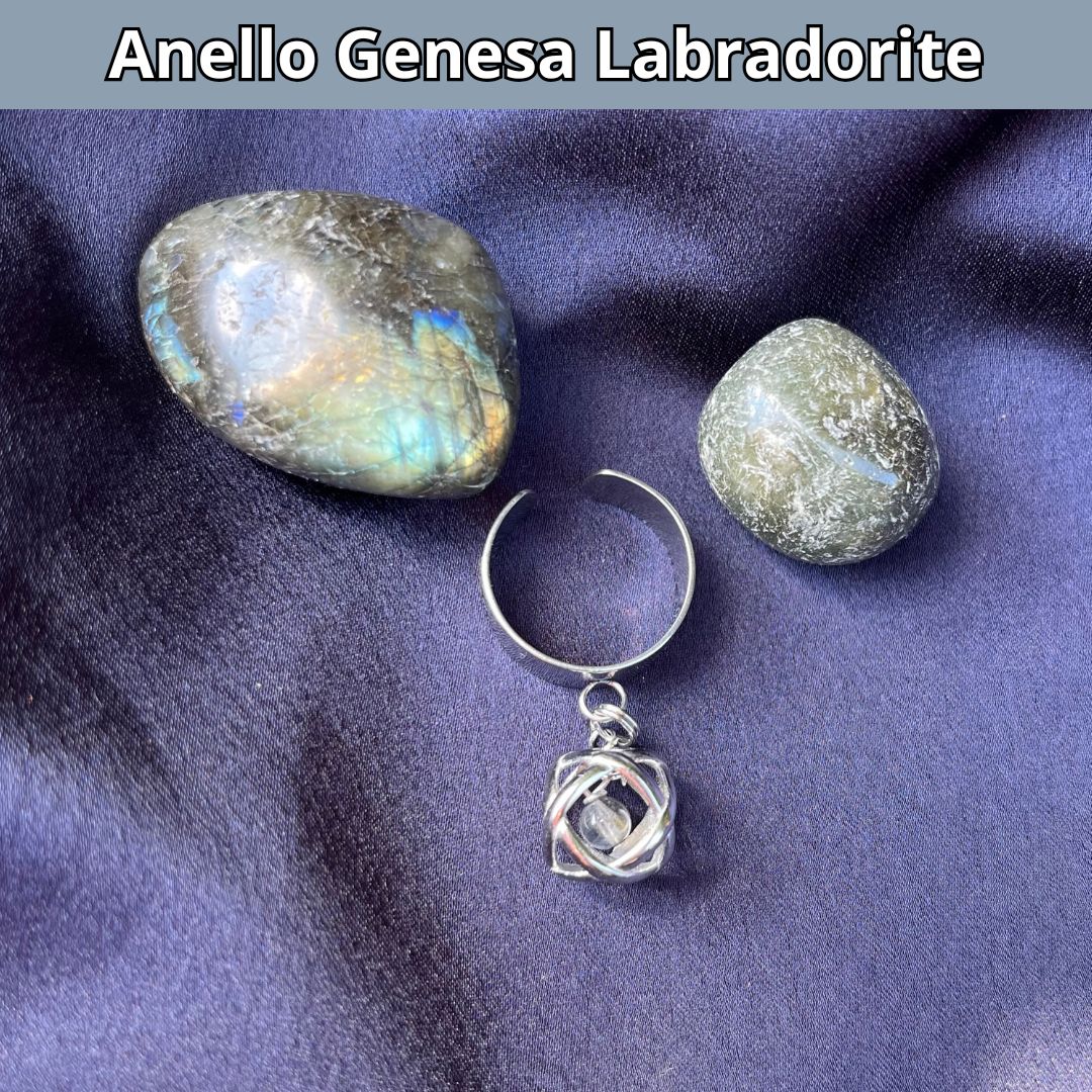 Anello ciondolo Genesa Labradorite