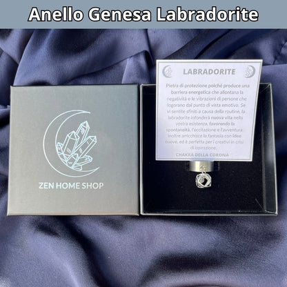 Anello ciondolo Genesa Labradorite