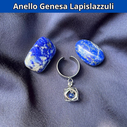 Anello ciondolo Genesa Lapislazzuli