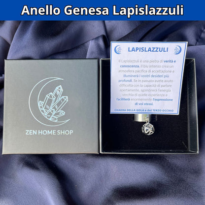 Anello ciondolo Genesa Lapislazzuli