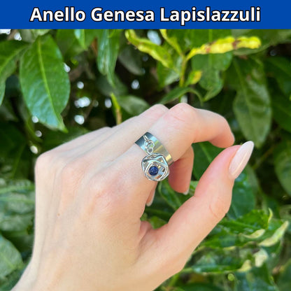 Anello ciondolo Genesa Lapislazzuli