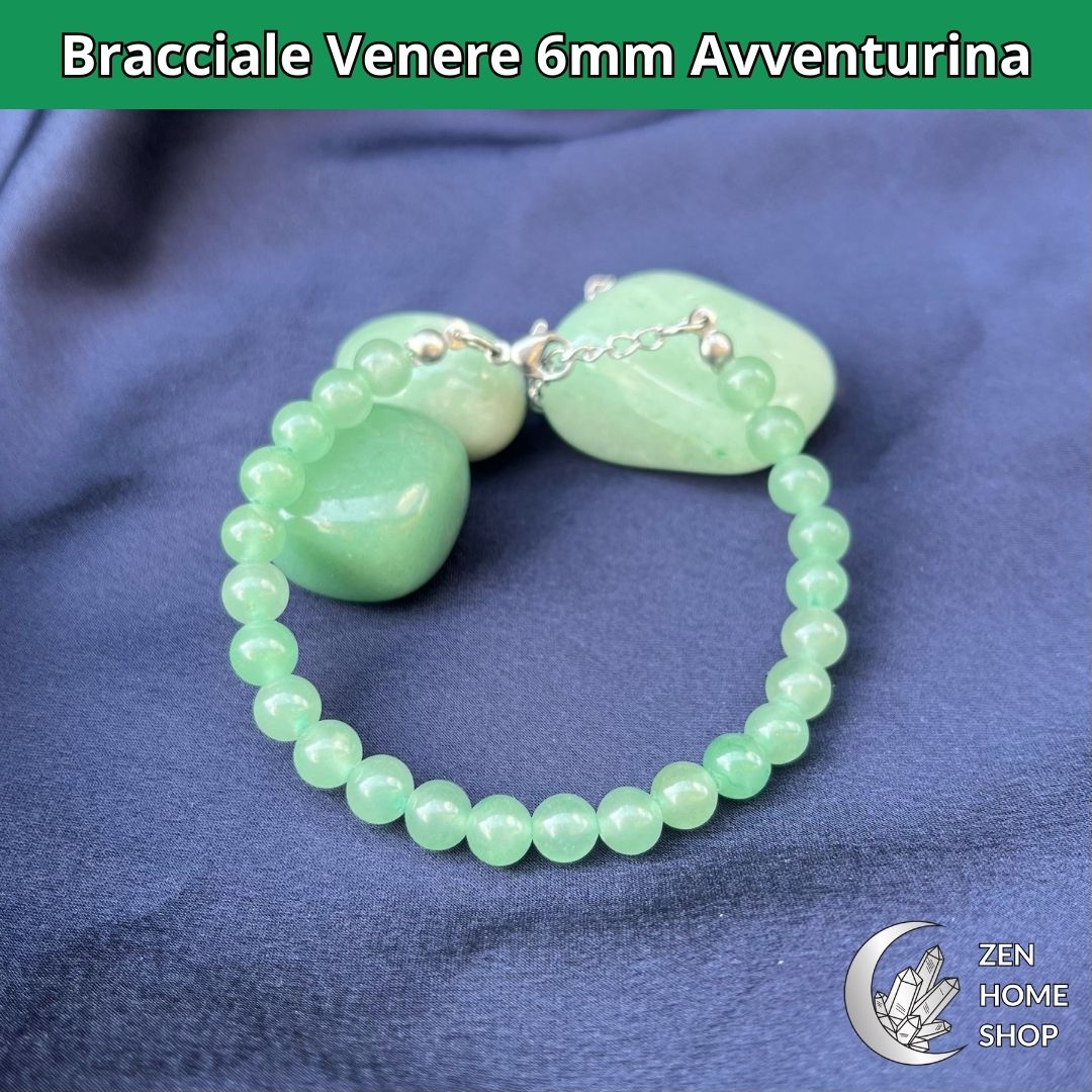Bracciale Venere Avventurina Verde da 6 mm