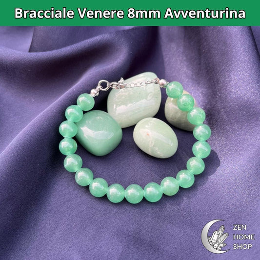 Bracciale Venere Avventurina Verde da 8mm