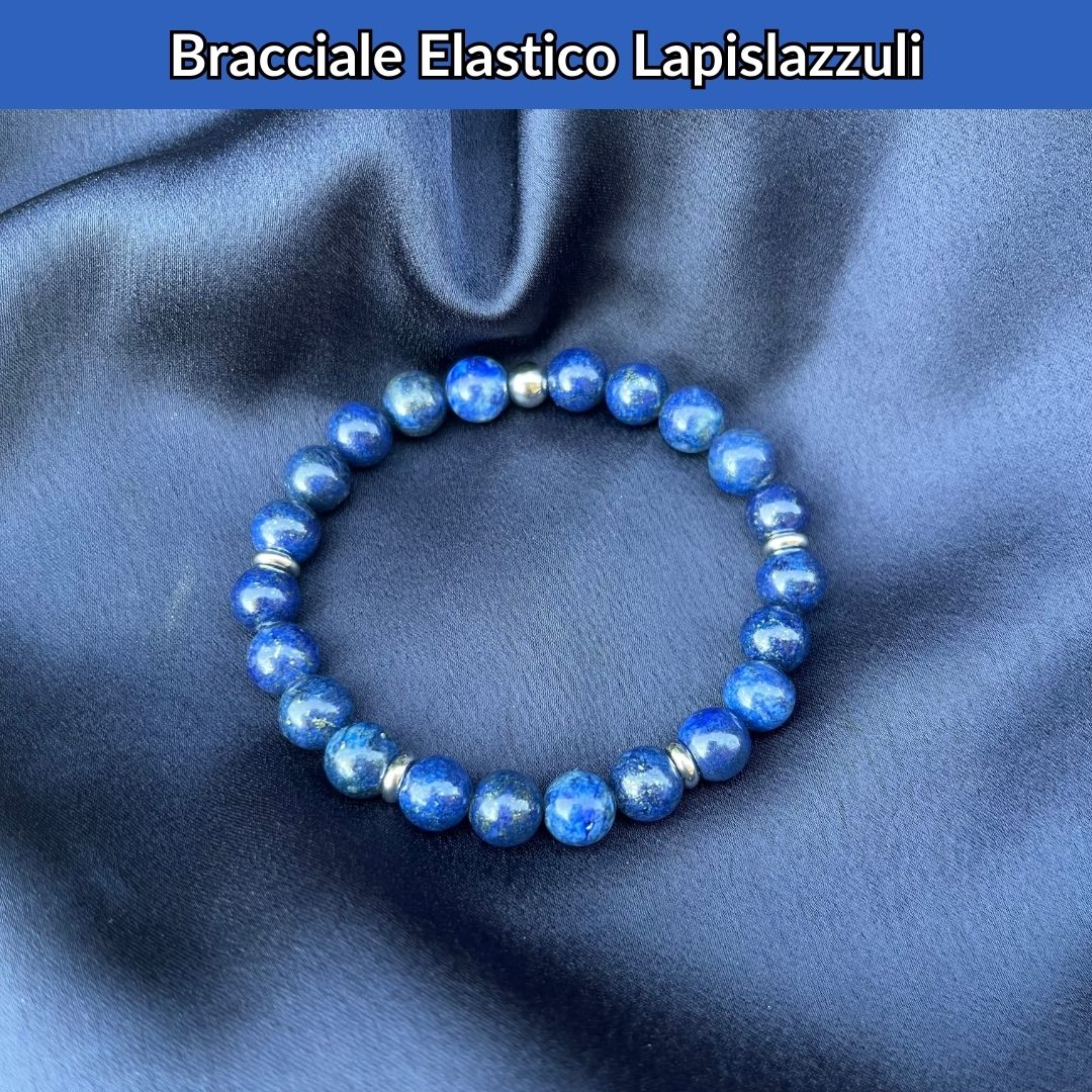 Bracciale Elastico Lapislazzuli da 8mm