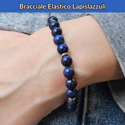 Bracciale Elastico Lapislazzuli da 8mm