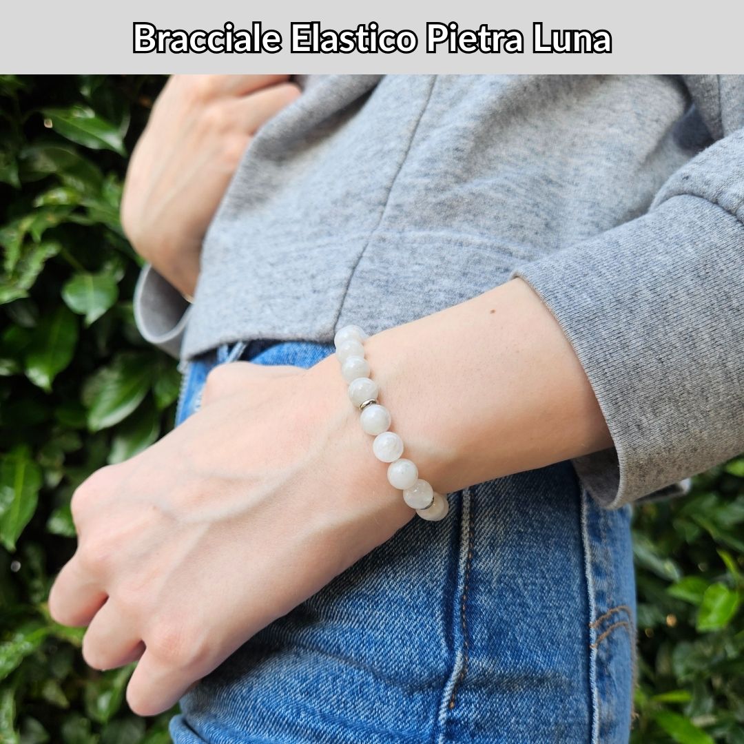 Bracciale Elastico Luna da 8mm