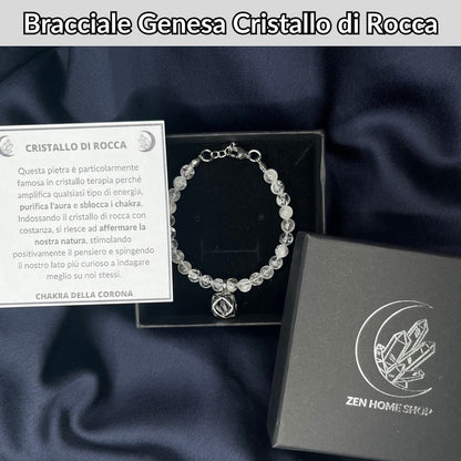 Bracciale Genesa Pietra Cristallo di Rocca