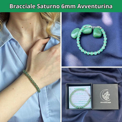 Set 10 Bracciali Saturno Pietre Naturali
