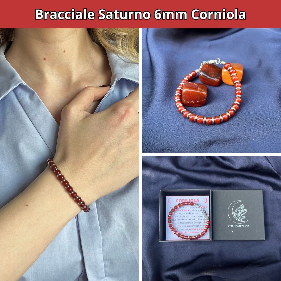 Set 10 Bracciali Saturno Pietre Naturali