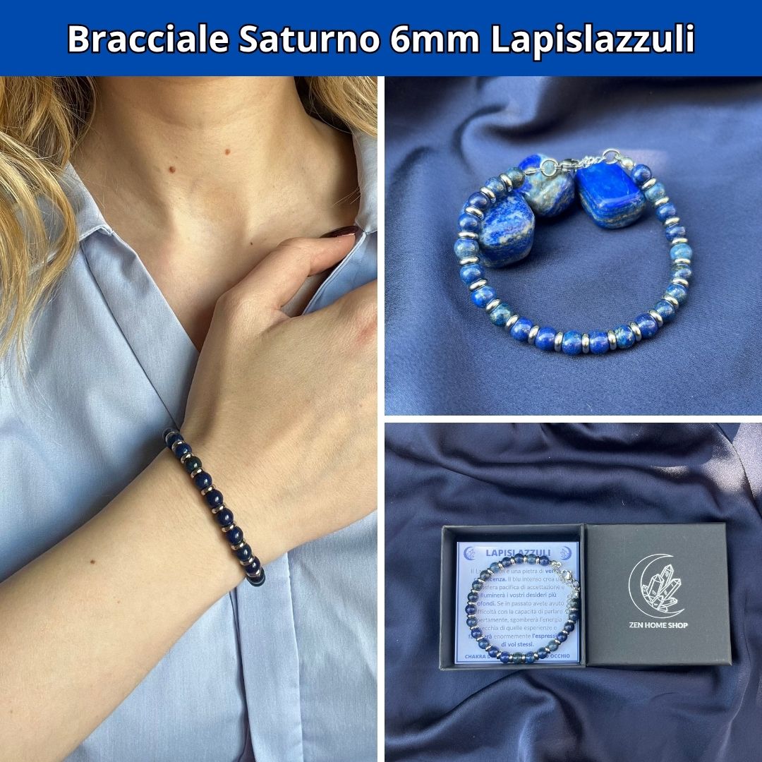Set 10 Bracciali Saturno Pietre Naturali