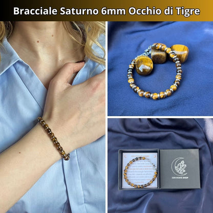 Set 10 Bracciali Saturno Pietre Naturali