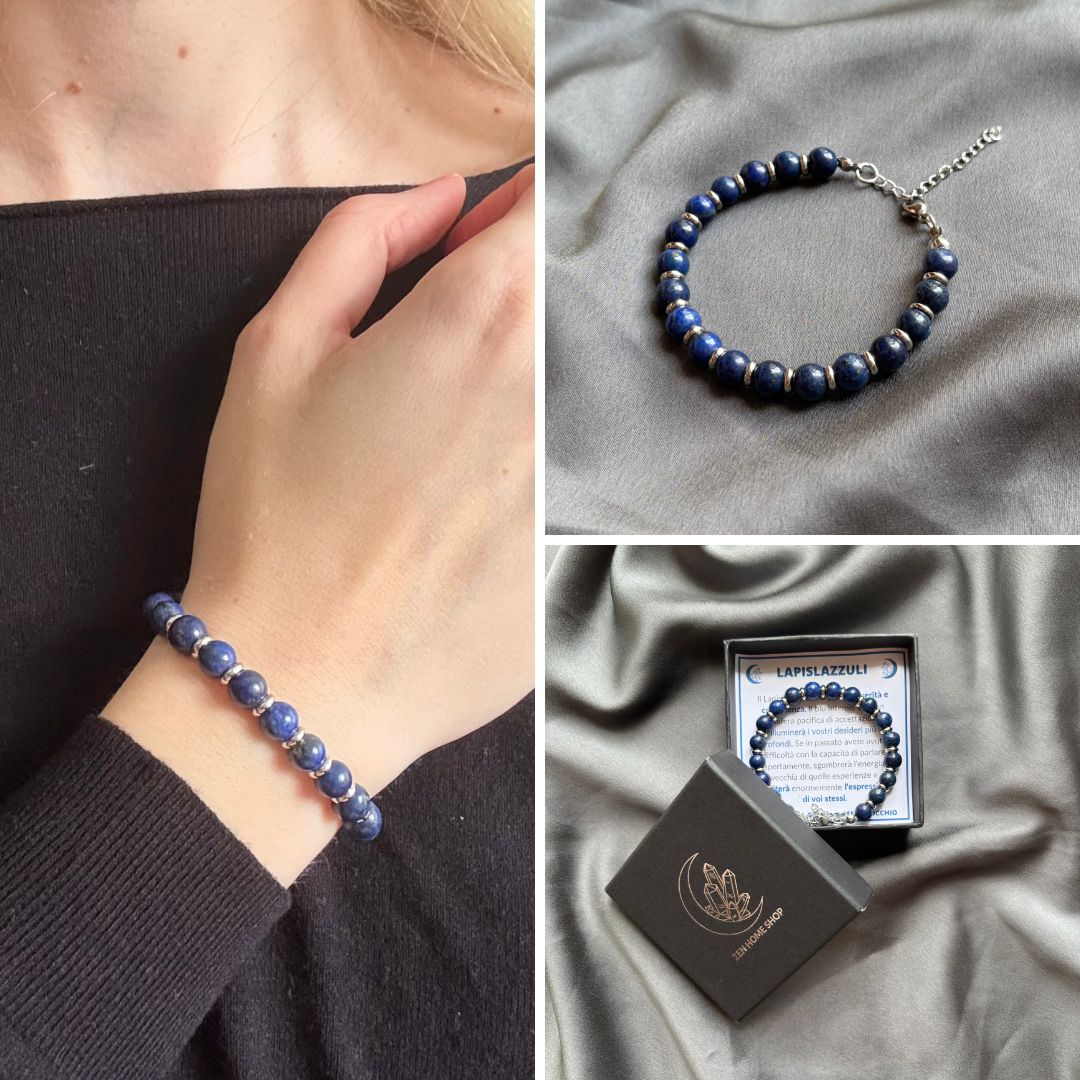 Set 10 Bracciali Saturno Pietre Naturali 8mm
