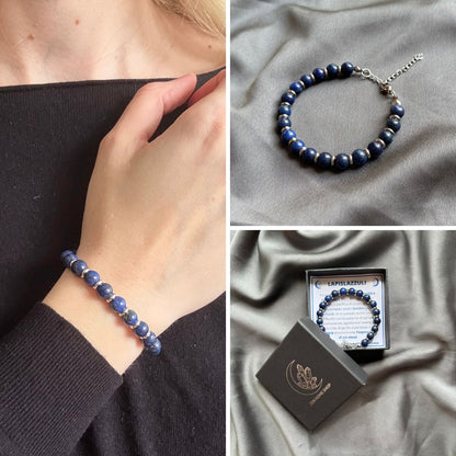 Set 10 Bracciali Saturno Pietre Naturali 8mm
