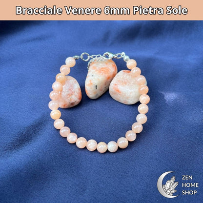 Bracciale Venere Pietra Sole da 6 mm