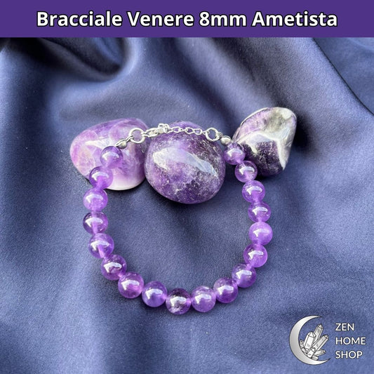 Bracciale Venere Ametista da 8mm