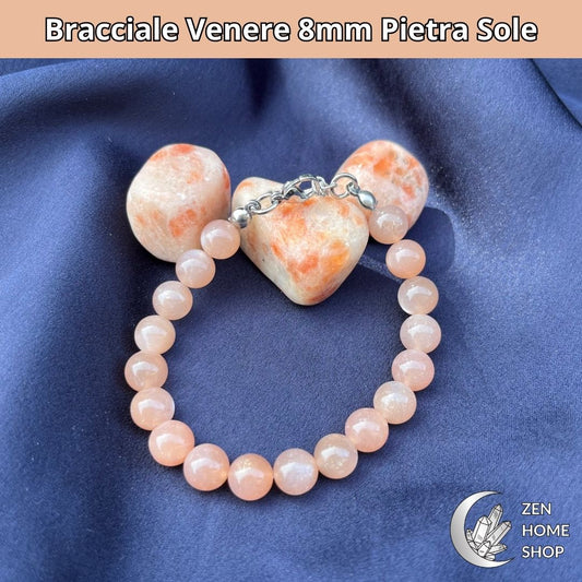 Bracciale Venere Pietra Sole da 8mm