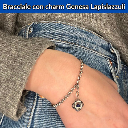 Bracciale Catenina Genesa Lapislazzuli