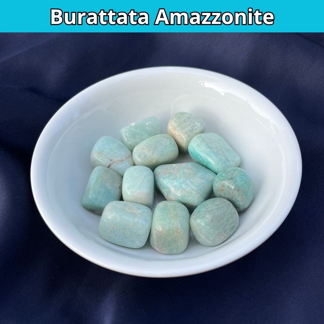 Burattate Amazzonite 2.5-3cm