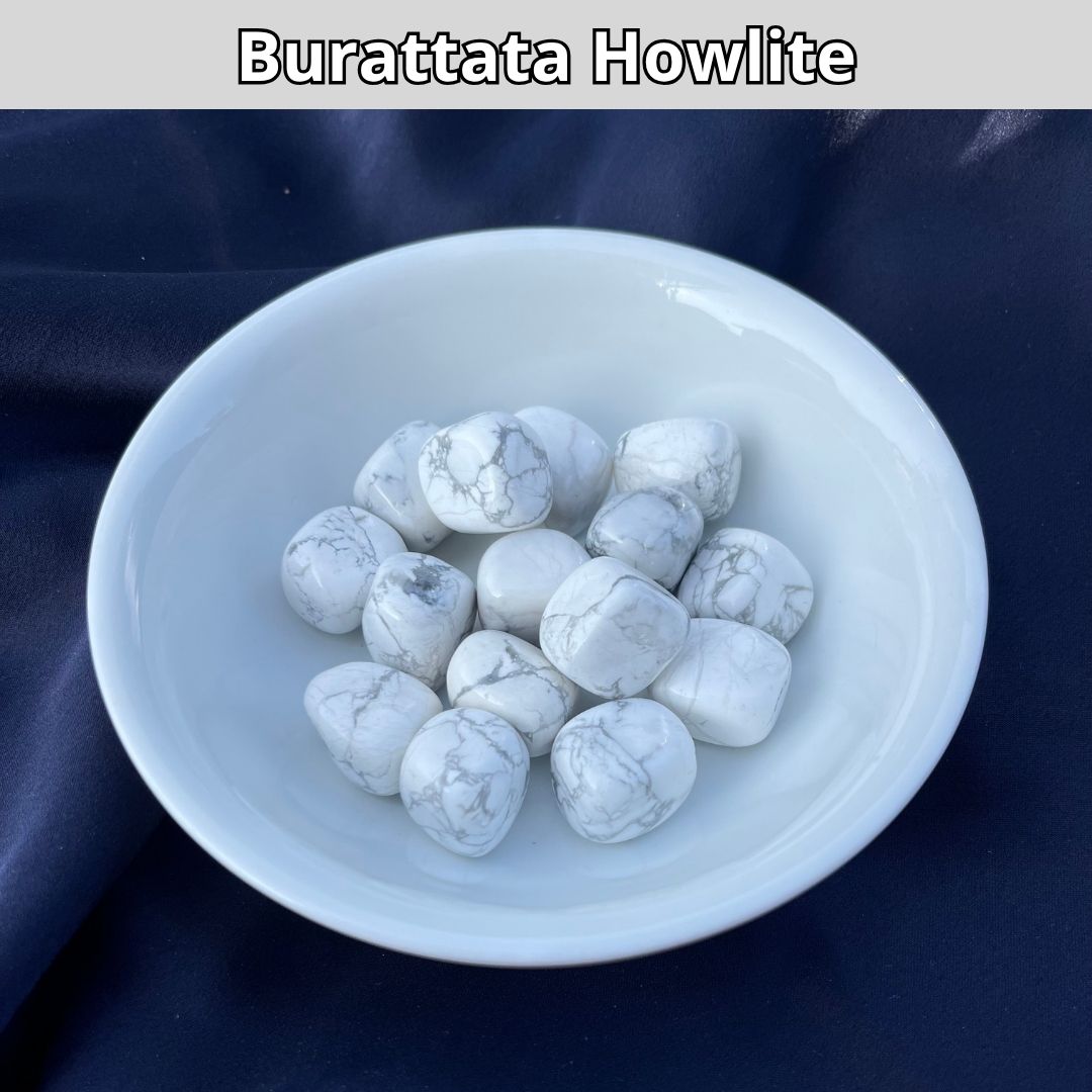 Burattate Howlite 2.5-3cm