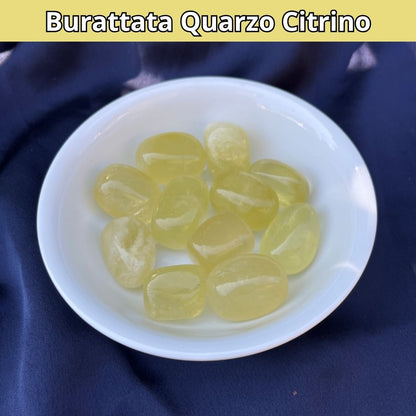 Burattate Quarzo Citrino 2-2.5cm