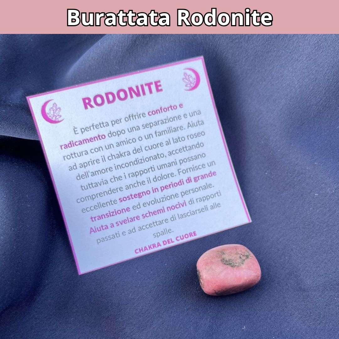Burattate Rodonite 2-2.5cm