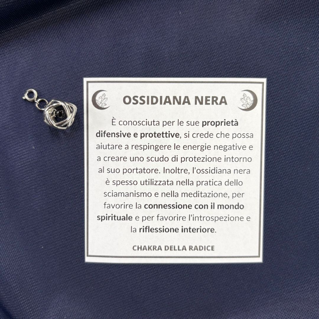 Charm genesa Ossidiana Nera
