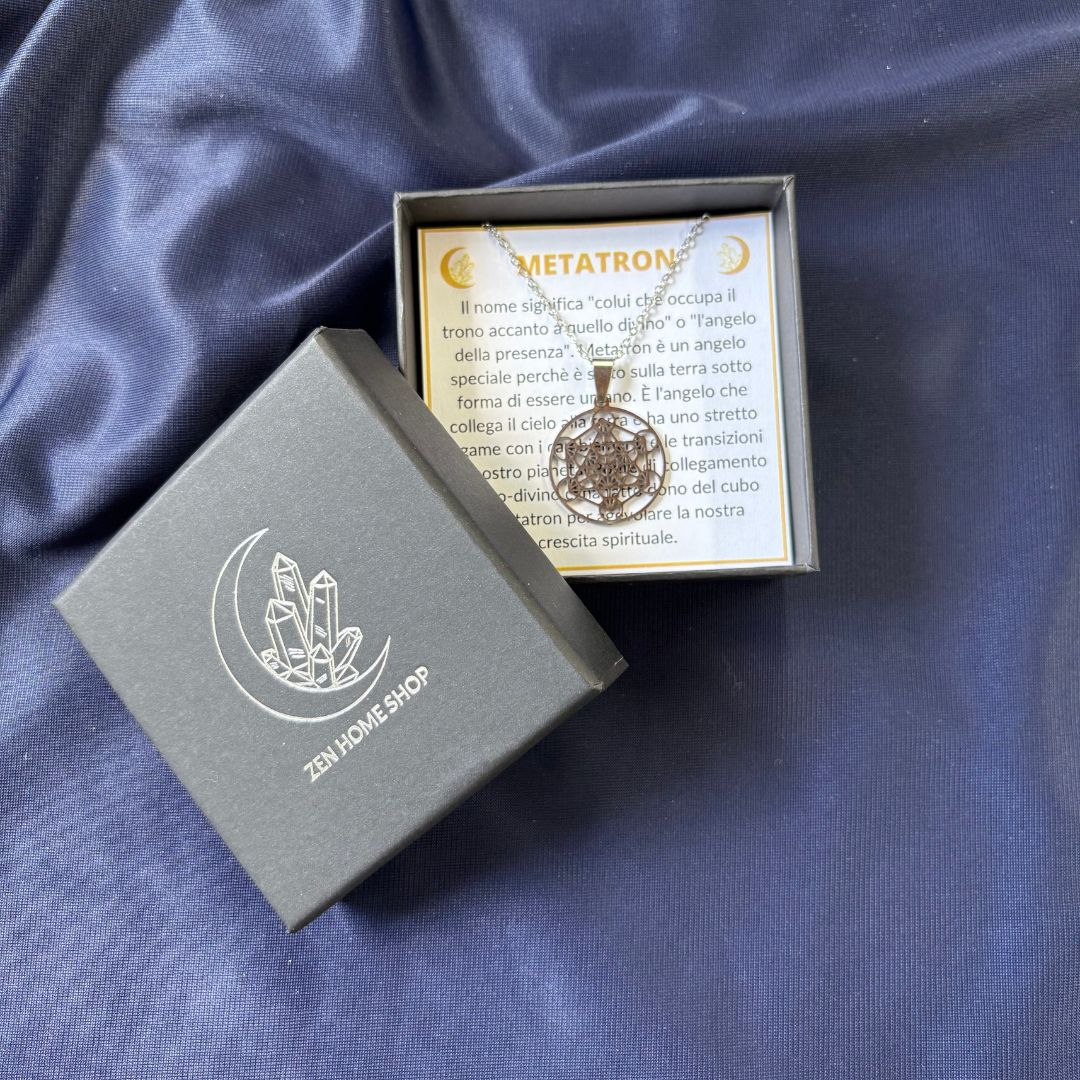 Collana Metatron Argento 2,5 cm (acciaio inox)