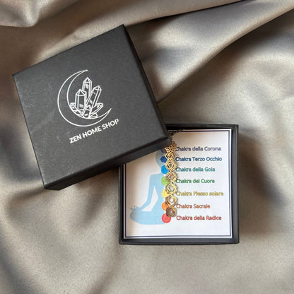 Collana 7 Chakra in acciaio inossidabile
