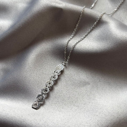 Collana 7 Chakra in acciaio inossidabile