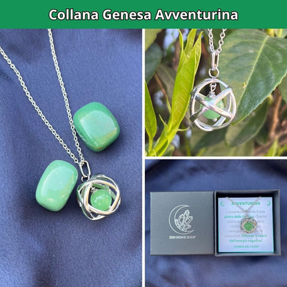 Set 10 Collane Genesa con Pietra Naturale