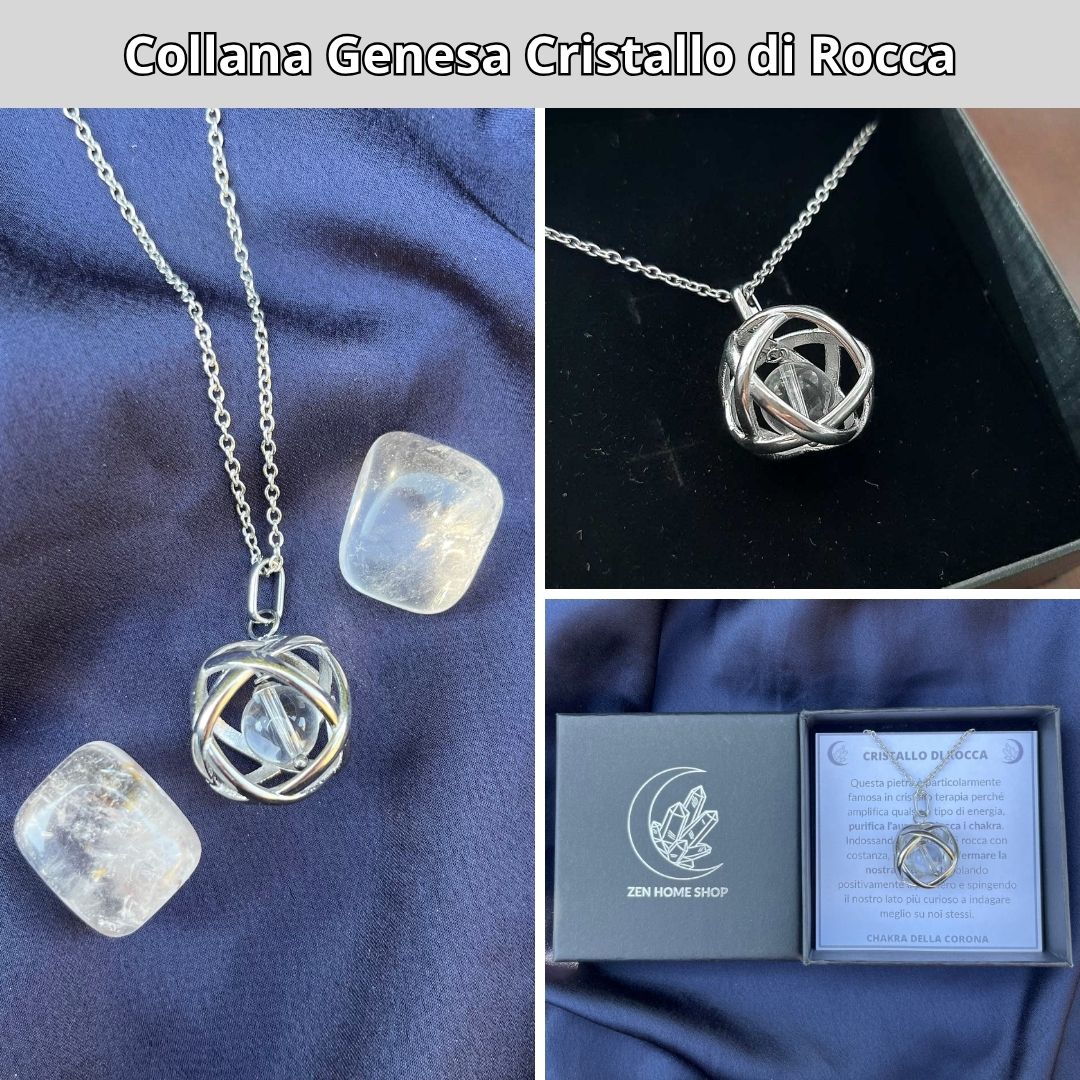 Set 10 Collane Genesa con Pietra Naturale